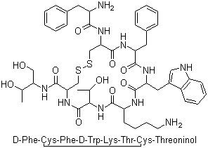 Peptide API Octreotide Acetate Custom Manufacturing CAS No. 83150-76-9